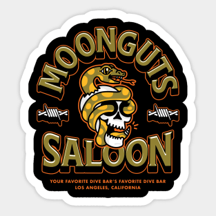 Moonguts Saloon Sticker